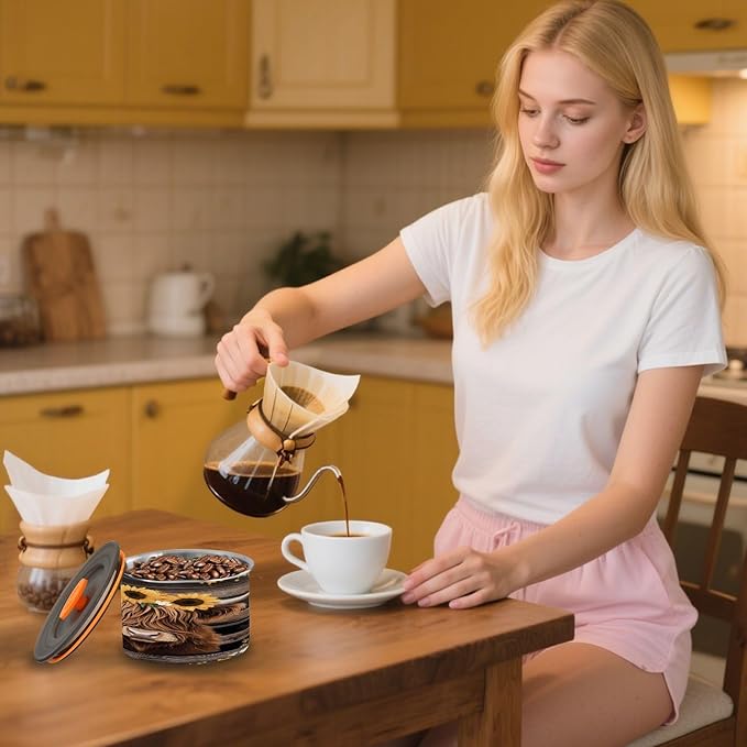 ALAZA Highland Cow Floral Wood Daisy Bote Almacenamiento Comida 17oz Acero Inoxidable miniatura 9