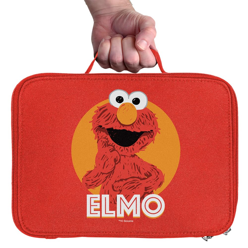 Amazon.com: Sesame Street Elmo Scribble Insulated Soft Sided Lunch