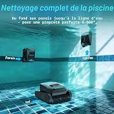 BOTLIFE (2026 New) PC10 Robot Piscine sans Fil Sol et Parois, Ligne d'eau, Aspirateur Piscine sans Fil Batterie, 18927 LPH Max, Navigation Intelligente, Nettoyeur de Piscine Jusqu'à 170 ㎡ - 3