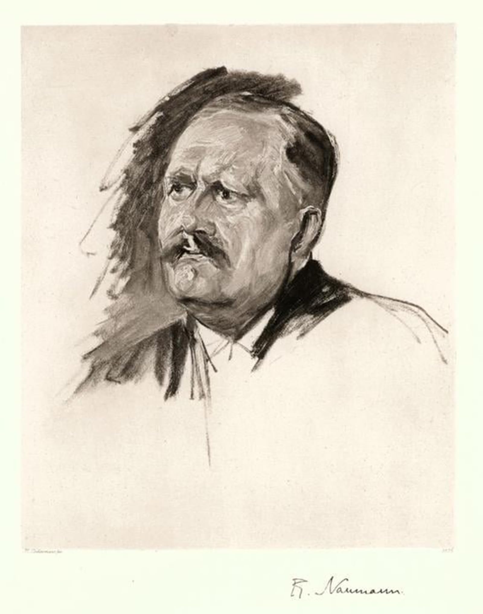 Affiches et Impressions Max Liebermann Portrait de Peintre Qualité Musée - 5