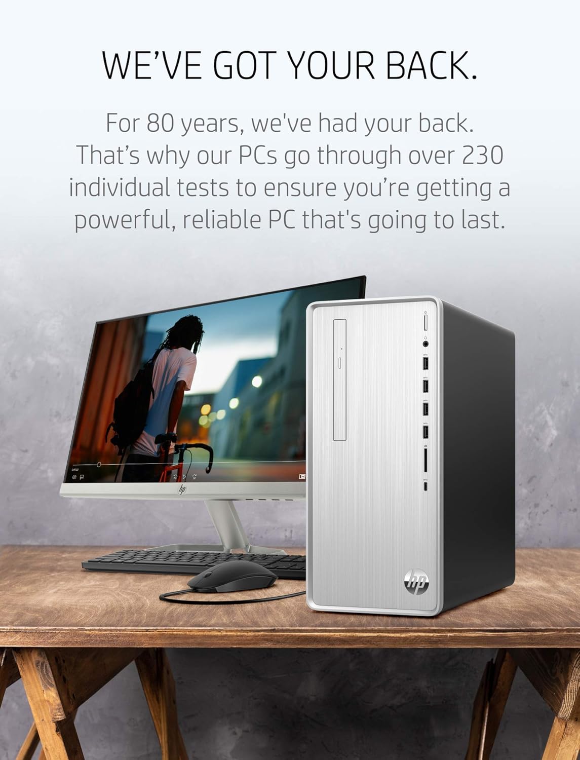 Uр Tо 40% оƒƒ HP Pavilion Desktop, AMD Ryzen 7 4700G Processor, 16 GB of RAM, 512 GB SSD Storage, Windows 10 Home, Dual Display Support, Wireless Computer PC, for Gaming, Study, and Business (TP01-1160, 2020)