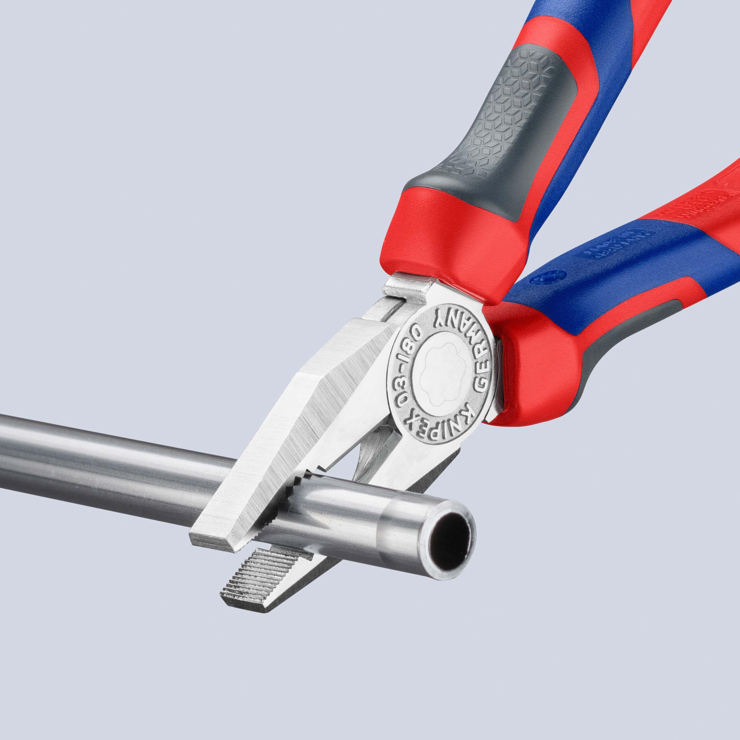KNIPEX Szczypce uniwersalne chromowany z rękojeściami Comfort 180 mm, 03 05 180