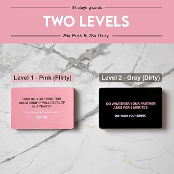 KAWAII KOI DRUNK LOVERS - Couples Drinking Game for Date Night, 54 Game Cards, Couples Games, Romantic Valentines, Card Game for Couple