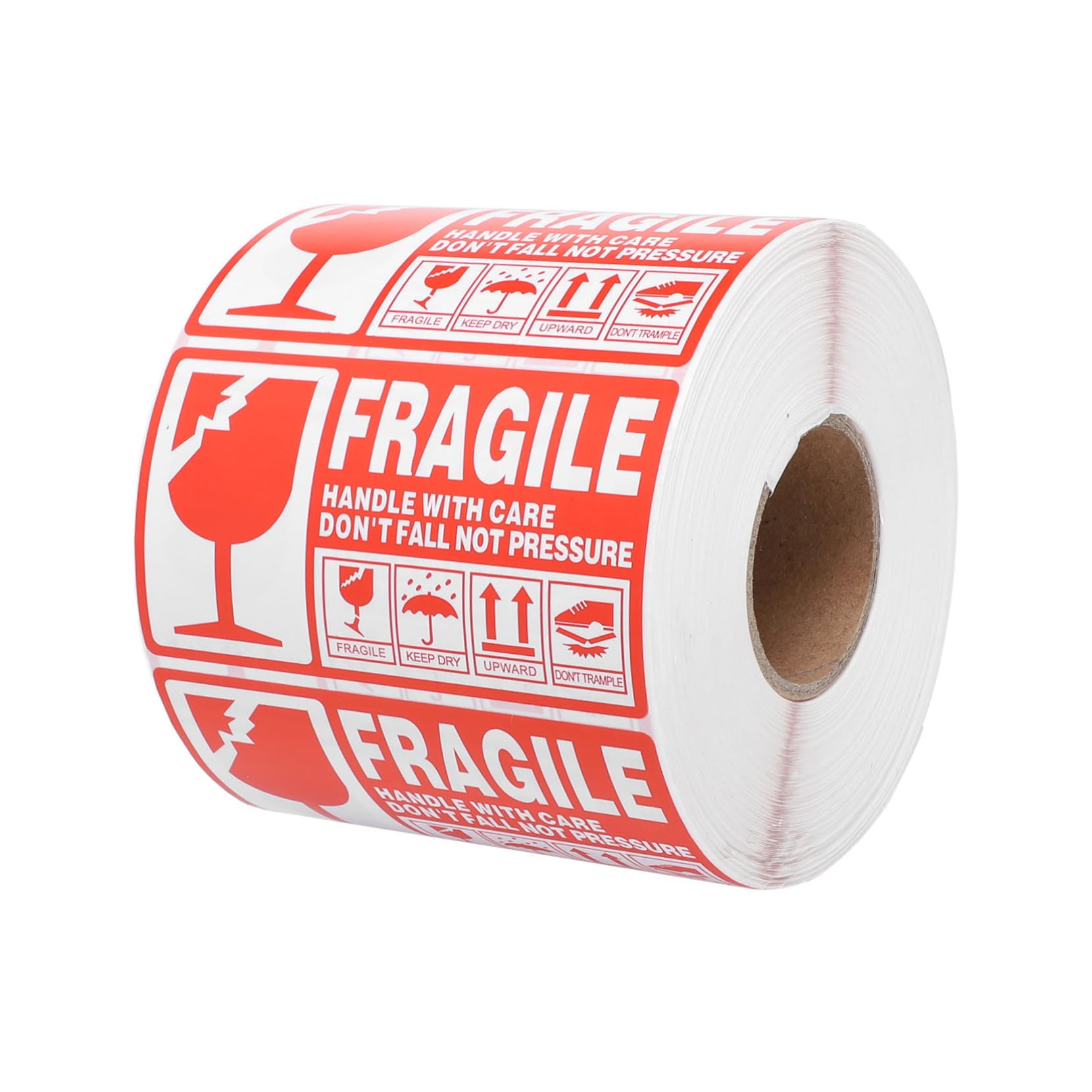 DOITOOL Étiquette de Transport Fragile Autocollants Adhésifs Handle With Care pour Colis Autoadhésifs Pratique Avertissement Expédition Sécurisé