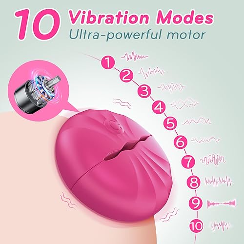 Miniatura 3 de Juguetes para pezones, vibrador de pezón, abrazaderas para pezones, placer sexual para mujeres con 10 modos de vibración, juguete invisible ligero