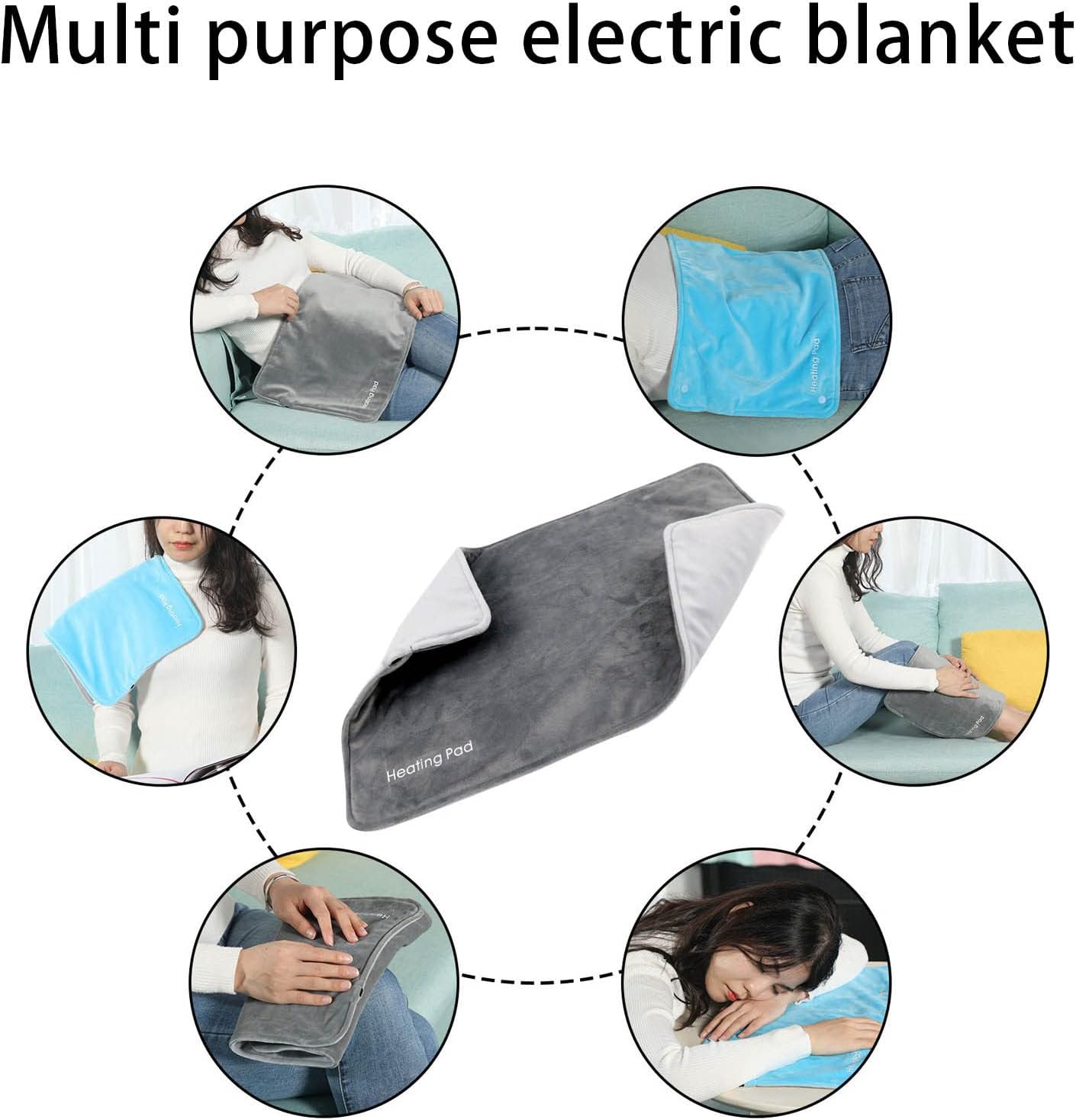 Review Kadlawus USB Heating Pad Electric Blanket Made of Crystal Velvet Portable Winter Multiple