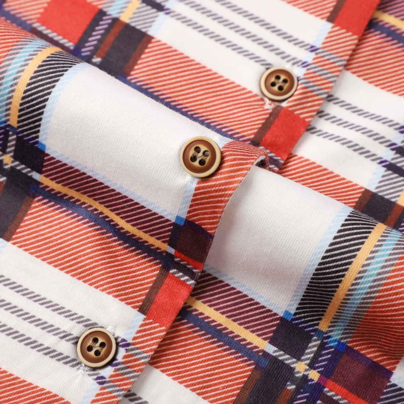 Générique Vestito Familiare di Natale Pigiama Papà Vestiti Casa Stampati Top Manica Lunga Pantaloni Set Due Pezzi, rosso, XX-Large