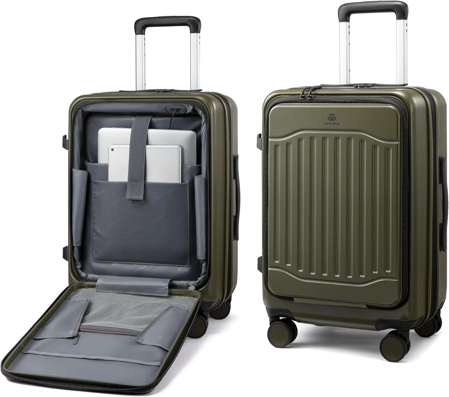 LOVEVOOK Carry On Luggage 22x14x9 Airline Approved,