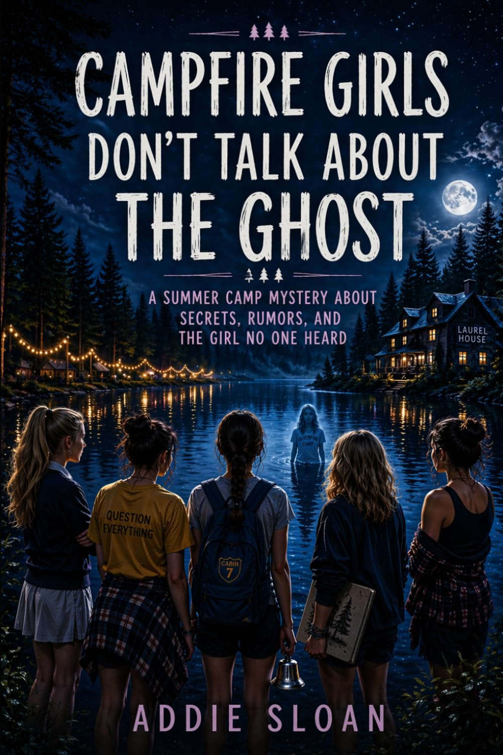 CAMPFIRE GIRLS DON’T TALK ABOUT THE GHOST: A Summer Camp Mystery About Secrets, Rumors, and the Girl No One Heard (CAMP REPUTATION)