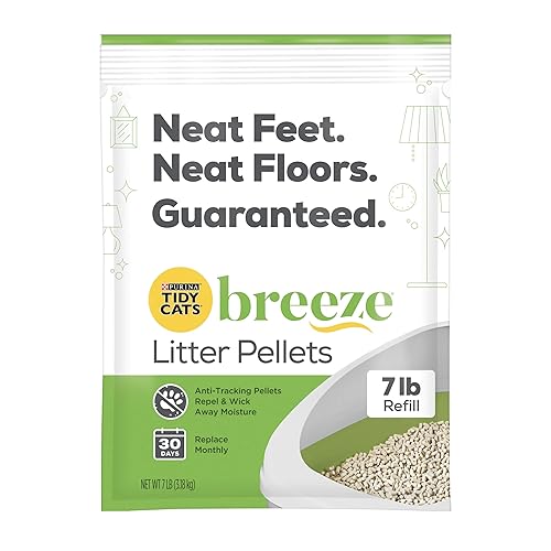Purina Tidy Cats Litter Pellets, Breeze Refill Litter Pellets in Recyclable Box - (4) 7 lb. Bags - 28 Pound (Pack of 1) - Other