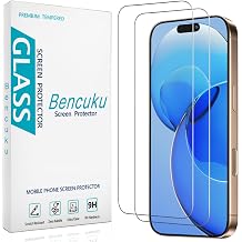 2 Pack Designed for iPhone 16 Pro Max 6.9-inch Tempered Glass Screen Protector, Full Coverage, Anti Scratch, Bubble Free