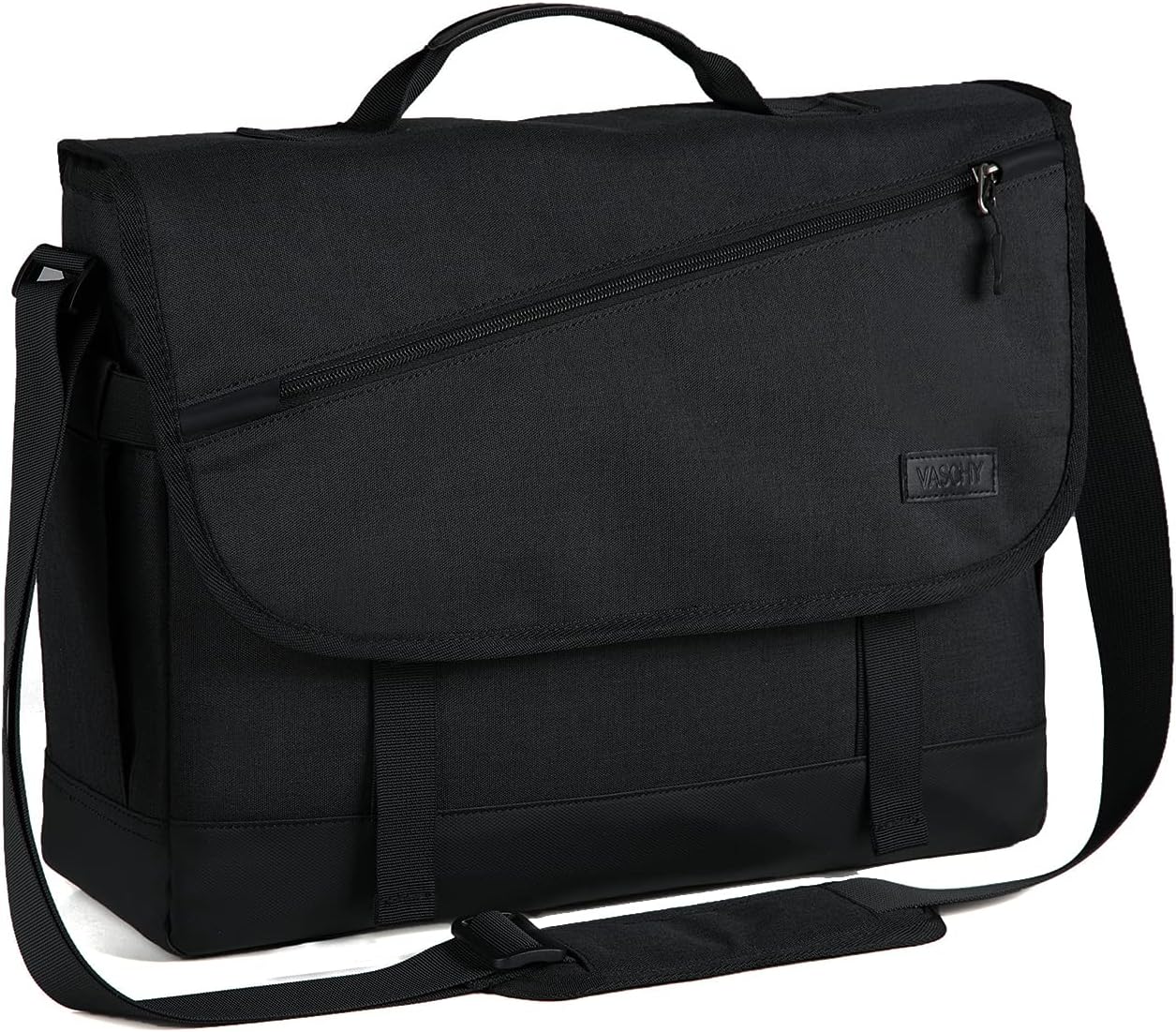 VASCHY Messenger Bag for Men, Fashion Laptop Satchel Crossbody Shoulder Side Bag for Men and Women for Work,Business