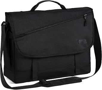 Messenger Bag for Men,VASCHY Water Resistant 14/15.6/17in Laptop Satchel Crossbody Shoulder Bag for Work,School,Business