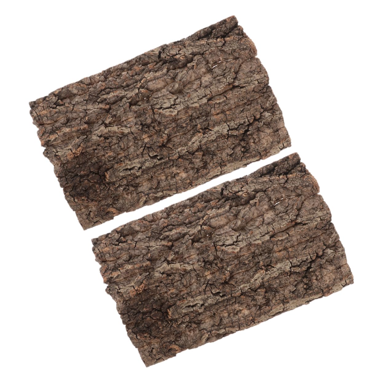 SUPVOX 2piezas Panel De Natural De De Alcornoque para Terrarios Sustrato Decorativo para Reptiles y para Serpientes y Crustáceos