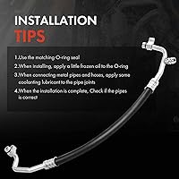 Vista 6 de A-Premium Conjunto de manguera de línea de descarga de A/C compatible con Subaru Impreza 2012-2016, Crosstrek 2016-2017, XV Crosstrek 2013-2015