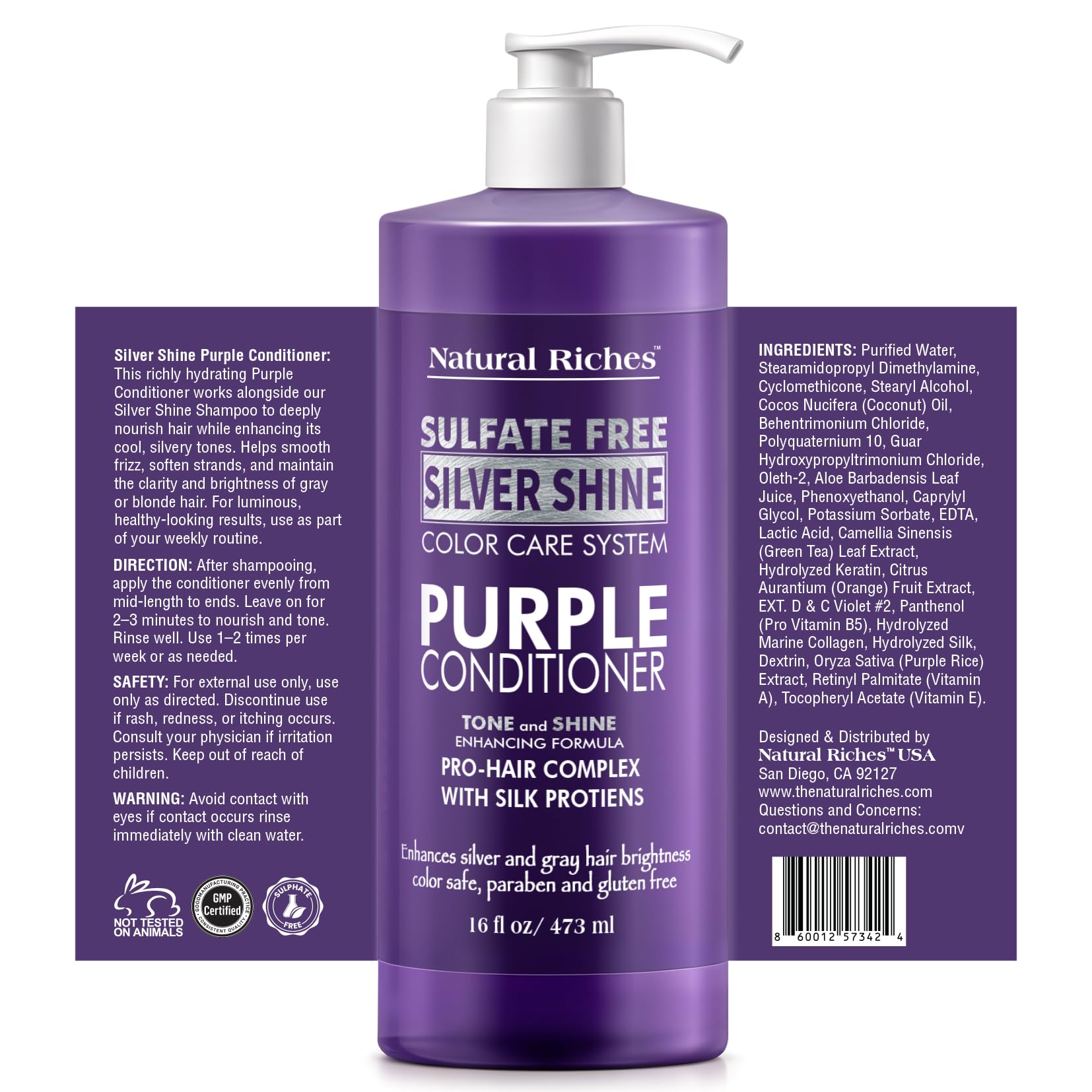Natural Riches Sulfate-Free Shampoo and Conditioner Set