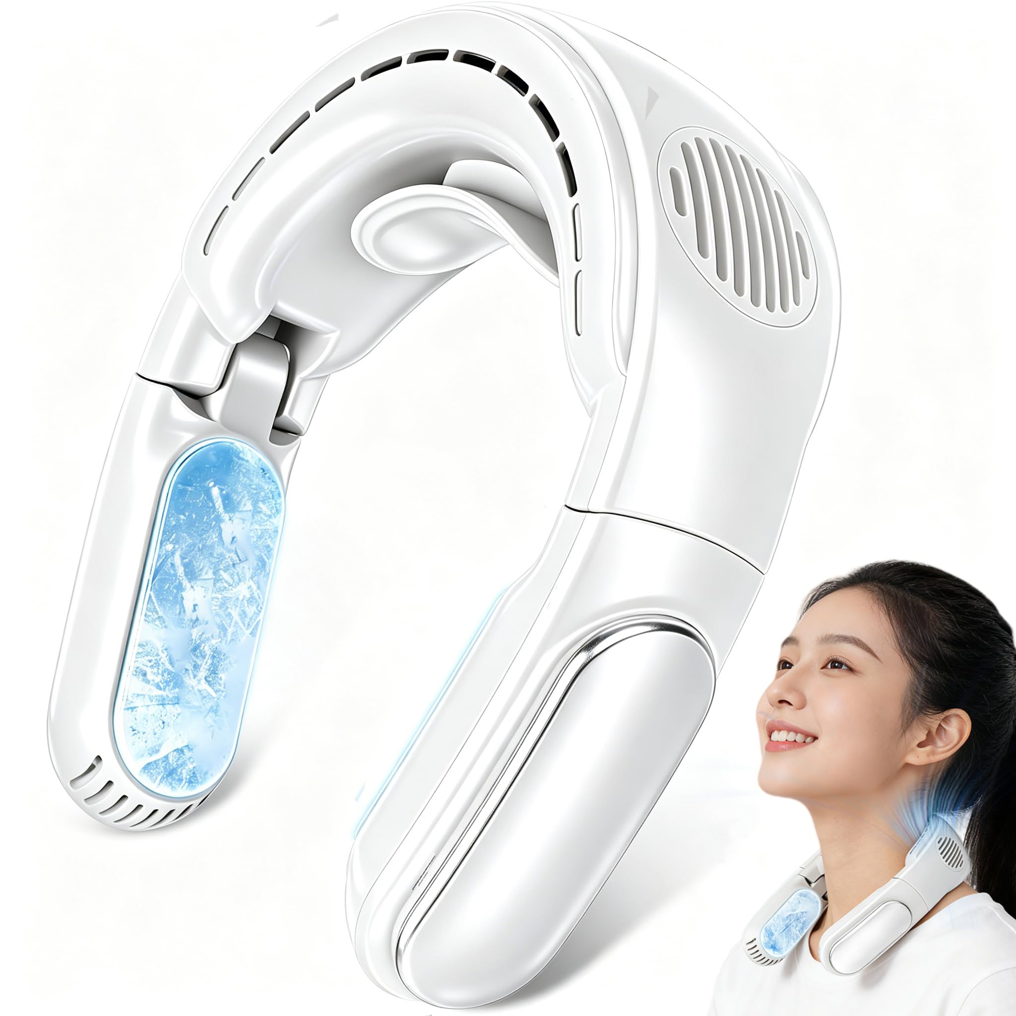 Amazon | Favoreal ネッククーラー 冷却プレート付き ネックファン 首