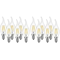 LVWIT Lampadine LED E14 Luce Calda 2700K, Lampadina 4W Equivalenti a 40W