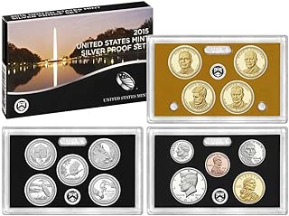 2015 S U.S. Mint Silver Proof Set - 14 Coins - OGP Superb Gem Uncirculated - coolthings.us