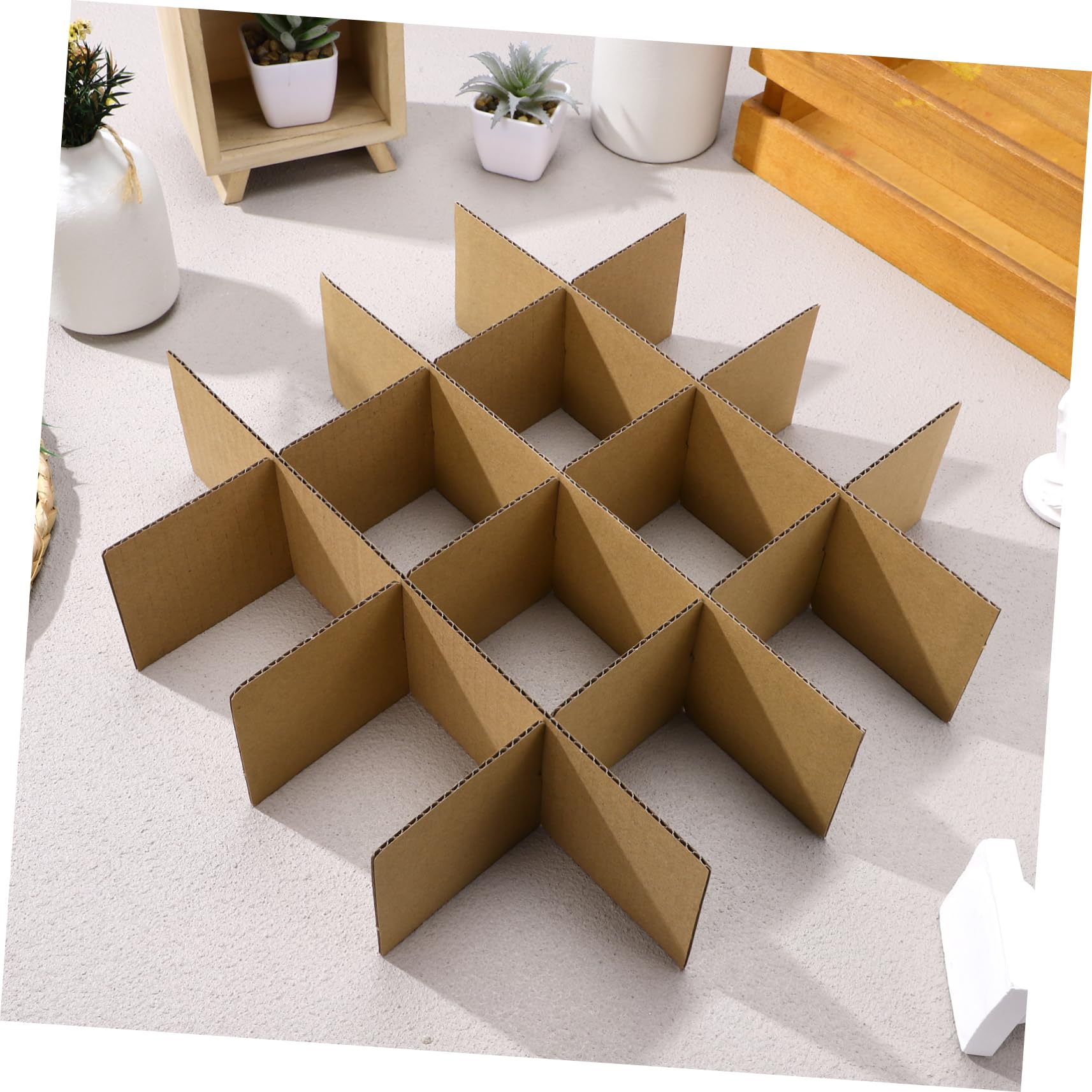 Healifty 12 Stuks Verzending Kartonnen Verdelers Kartonnen Verhuisdozen Verdelers Kartonnen Dozen Verdeler Glazen Verdelers Verpakkingsdozen Verdeler Kartonnen Dozen Kartonnen