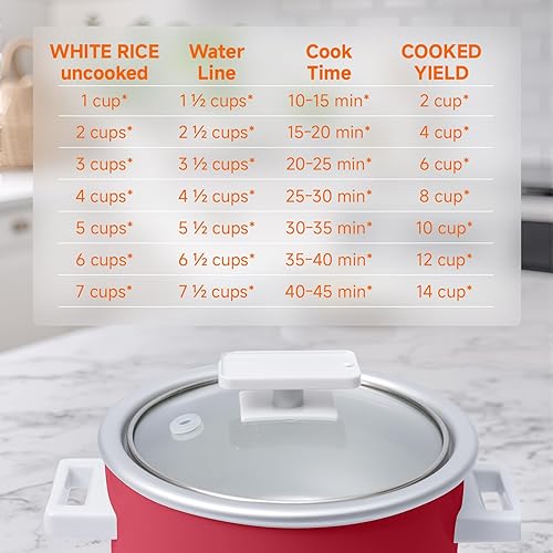 Miniatura 7 de Mini olla arrocera de 1.5L con olla antiadherente extraíble, arrocera portátil con función de mantener el calor, adecuada para 1-2 personas, color