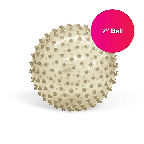Miniatura 6 de Edushape La bola sensorial original para bebé, bola de bebé de 7 pulgadas que brilla en la oscuridad que ayuda a mejorar las habilidades motoras