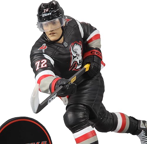Miniatura 7 de McFarlane Toys - Tage Thompson (Buffalo Sabres) Figura posada de la NHL de 7 pulgadas, Picks deportivos de McFarlane