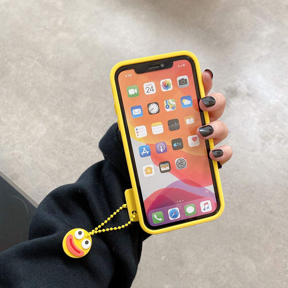 Amazon.co.jp: AJun カップル iphone 12 ケース キャラクター 立体 3D