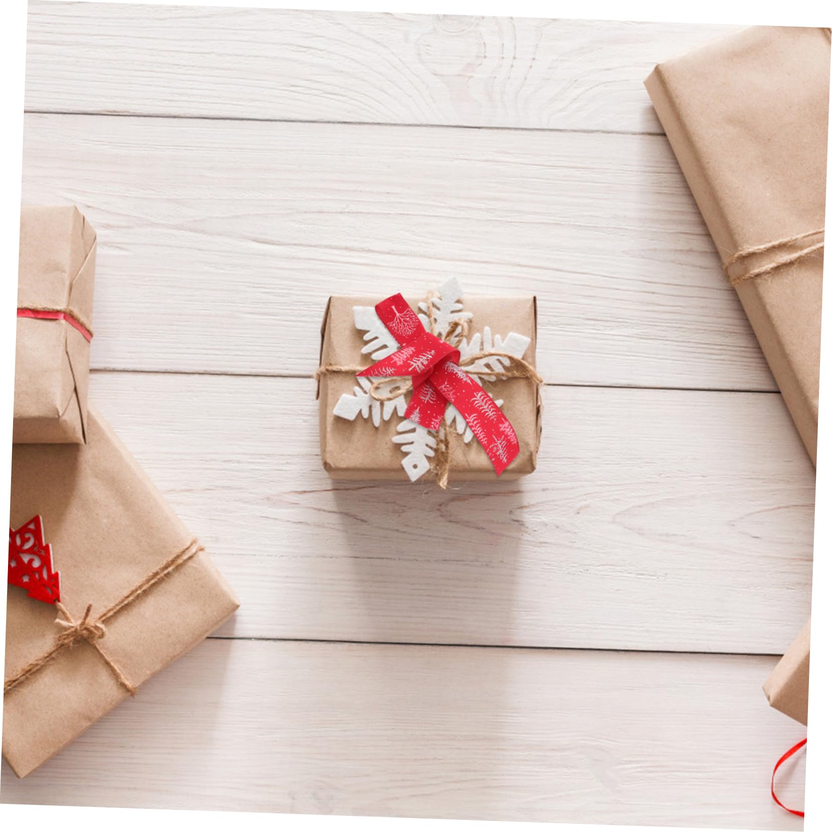 NUOBESTY 3rollen Weihnachtliches Dekorationsband Weihnachtsmuster-ribbon Für Bastelarbeiten Geschenkverpackungen Und Weihnachtsbaum-dekorationen Farbenfroh Und Langlebig Für Kreative