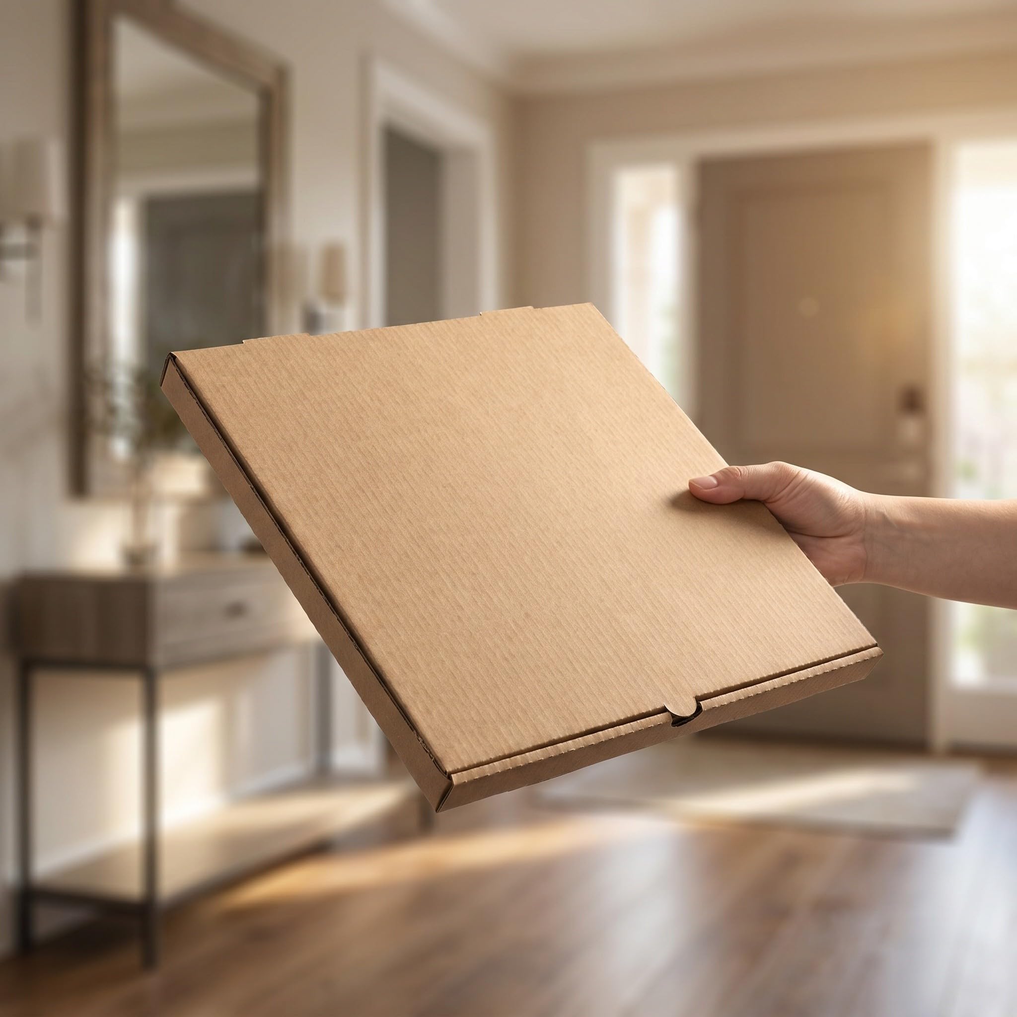 Artibetter Lot de 10 enveloppes d'expédition pour disques vinyles - Enveloppes kraft pliables faciles pour albums - Boîte d'emballage pour disques, CD, DVD, livres et envois pour petites