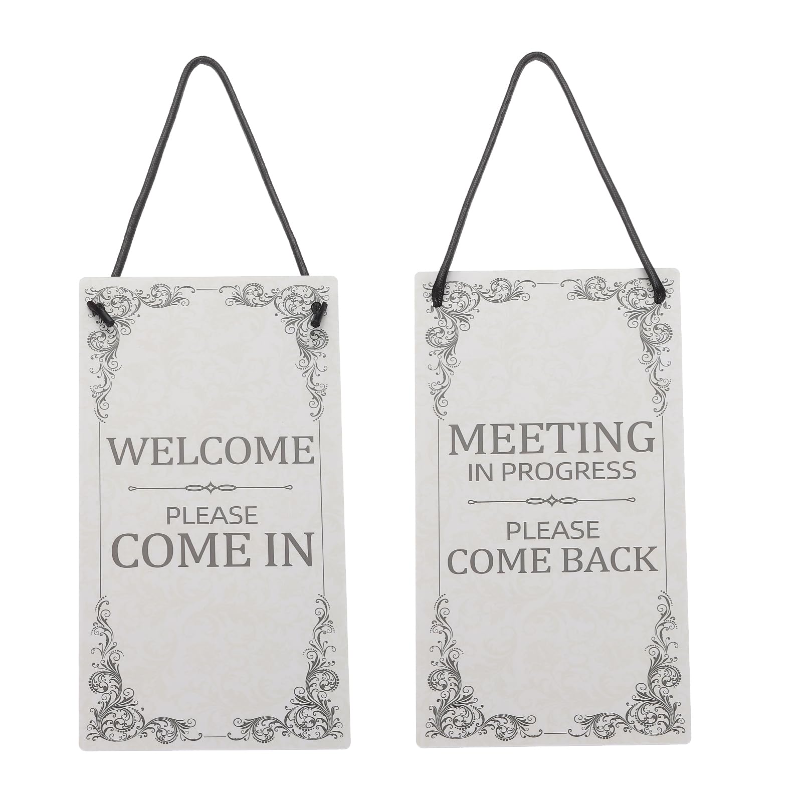 PATIKIL Welcome Please Come in Door Hanger Sign