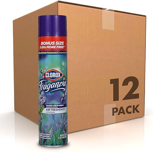 Miniatura 13 de Clorox Fraganzia - Ambientador en aerosol con aroma a explosión de cereza, 20 onzas, tamaño extra de larga duración, ambientador de ambiente de 20