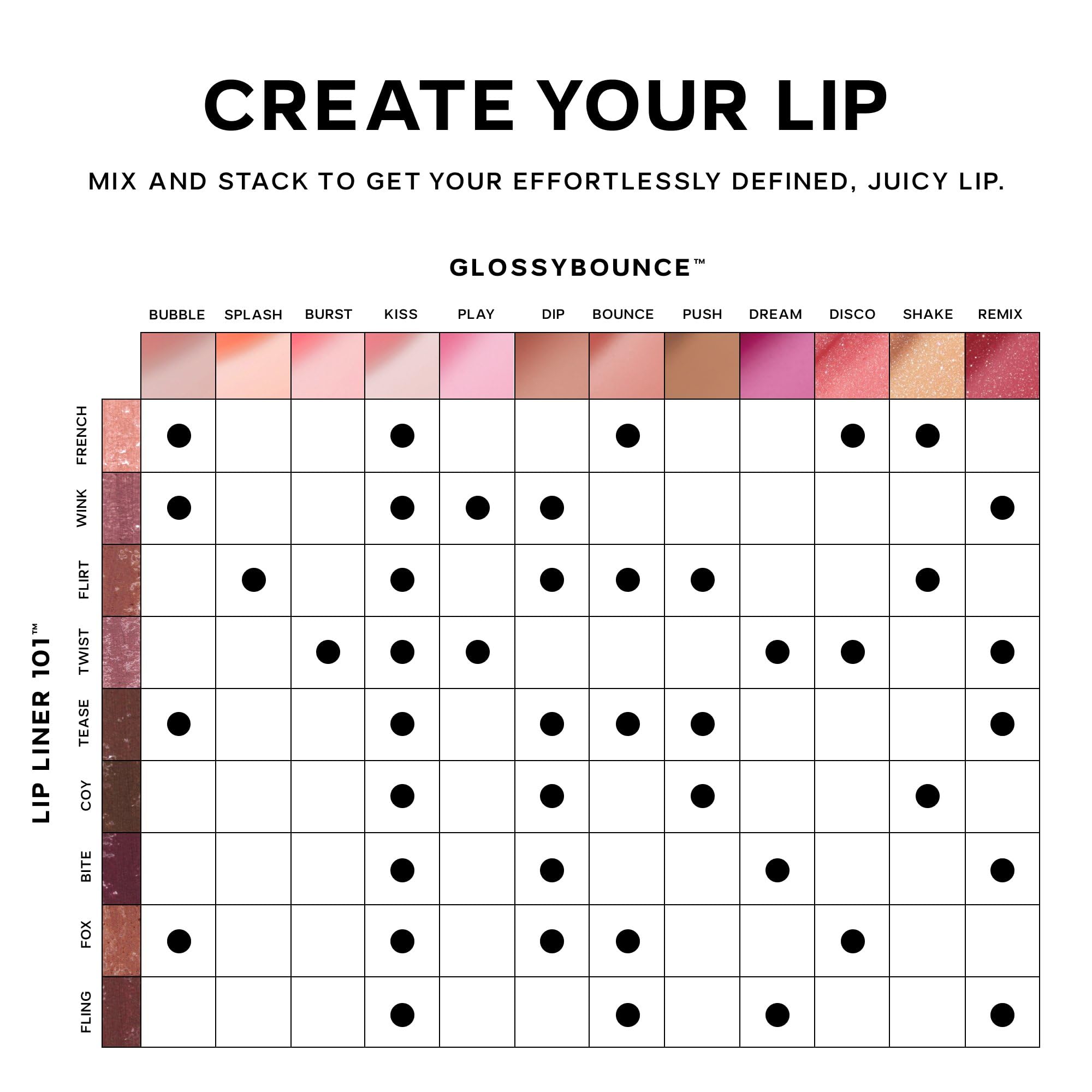 Saie Glossybounce High-Shine Hydrating Lip Gloss Oil - Aceite de labios transparente con color y ácido hialurónico + jojoba