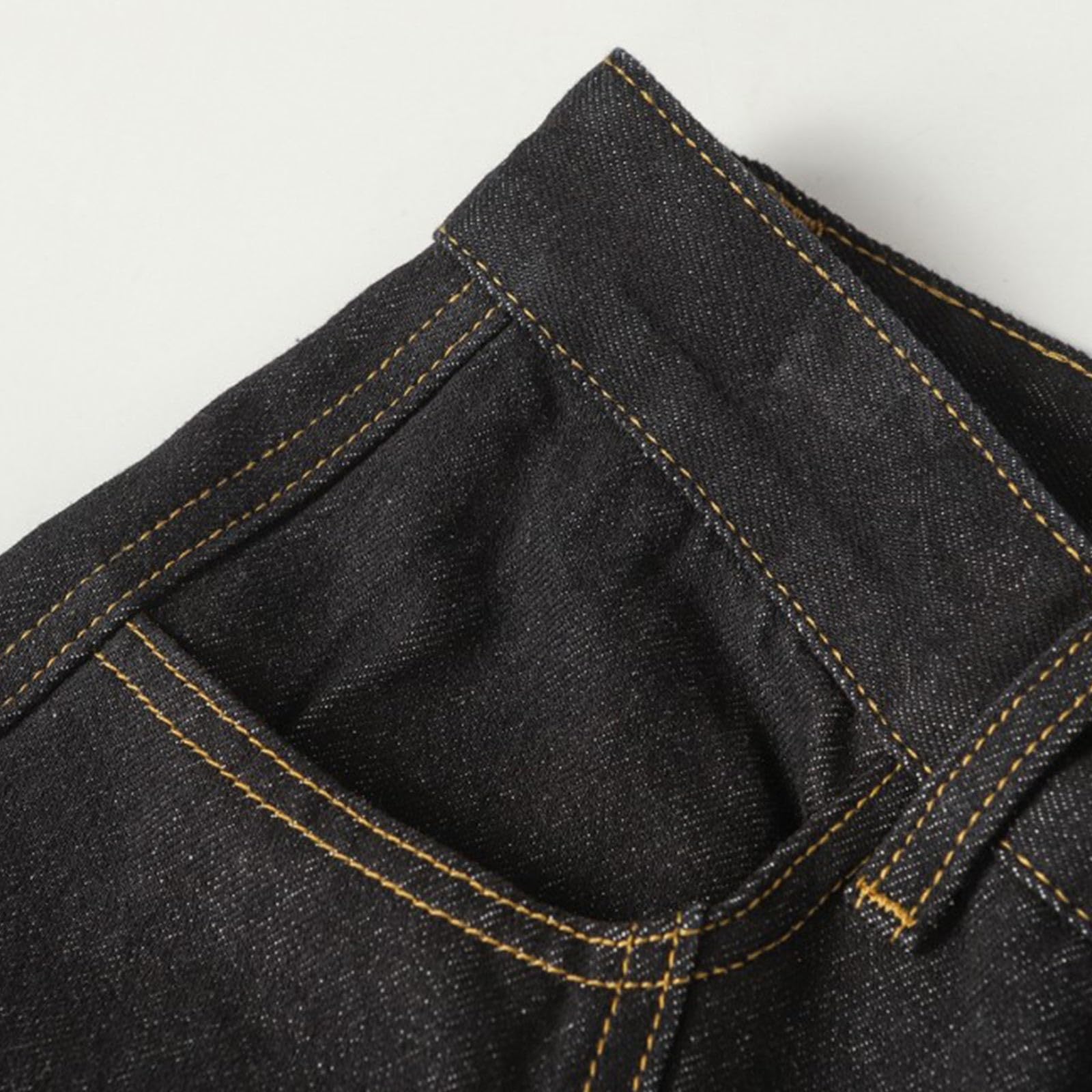 Jeans da ragazzo, dritti elasticizzati, Y2K, svasati, vestibilità comoda, per il tempo libero, casual, a vita alta, elasticizzati, in denim, da lavoro, streetwear per ragazzi