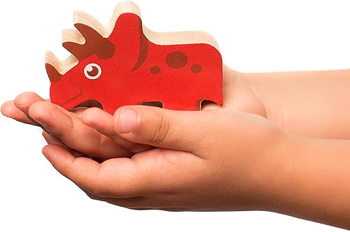 Miniatura 8 de Rompecabezas de madera 3D para niños pequeños y niños a partir de 3 años 9 x 9 x 05 pulgadas clasificación de formas coloridas brillantes promueve