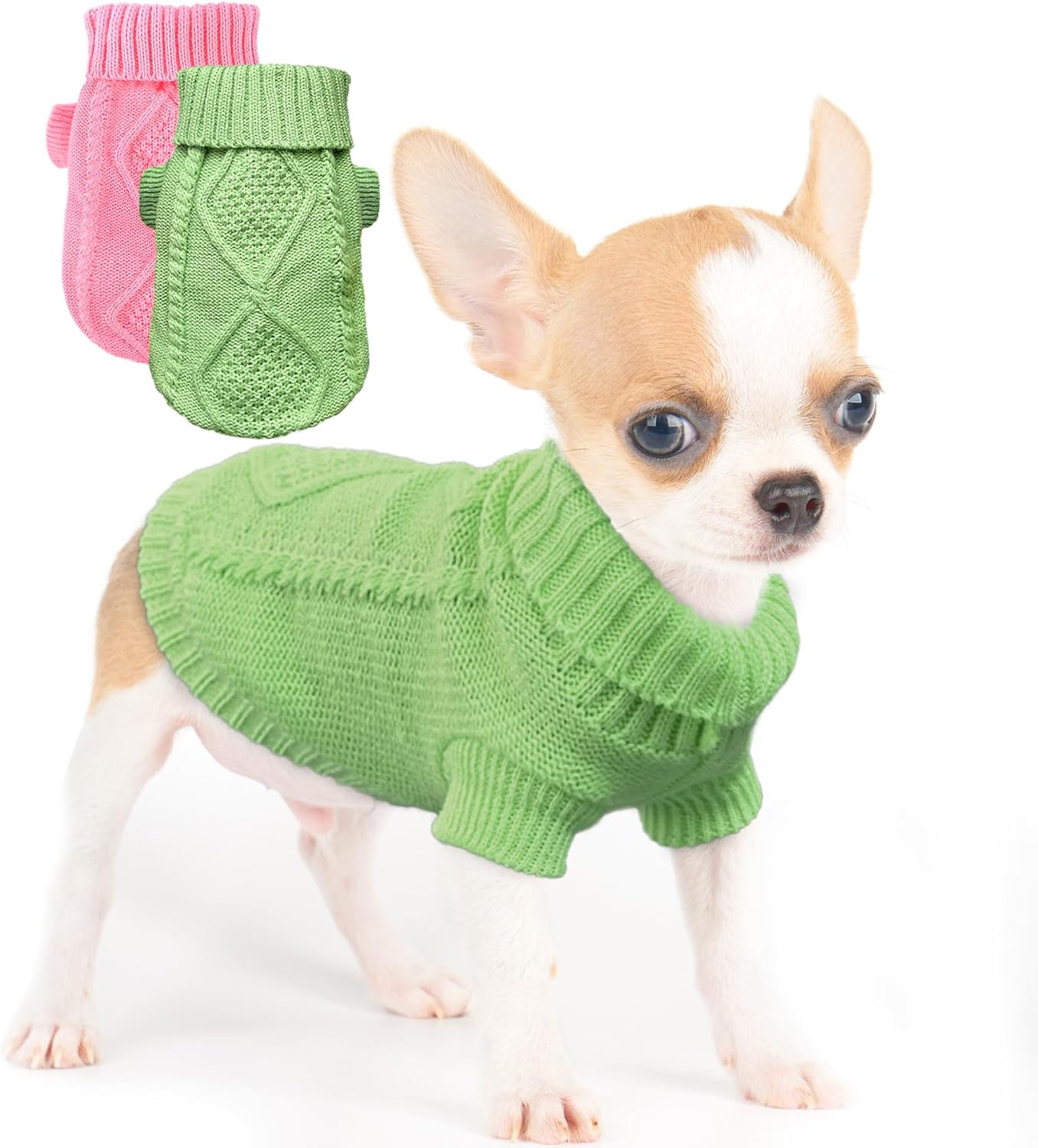 2 Pieces Chihuahua Clothes Dog Clothes for Small Dogs Girl