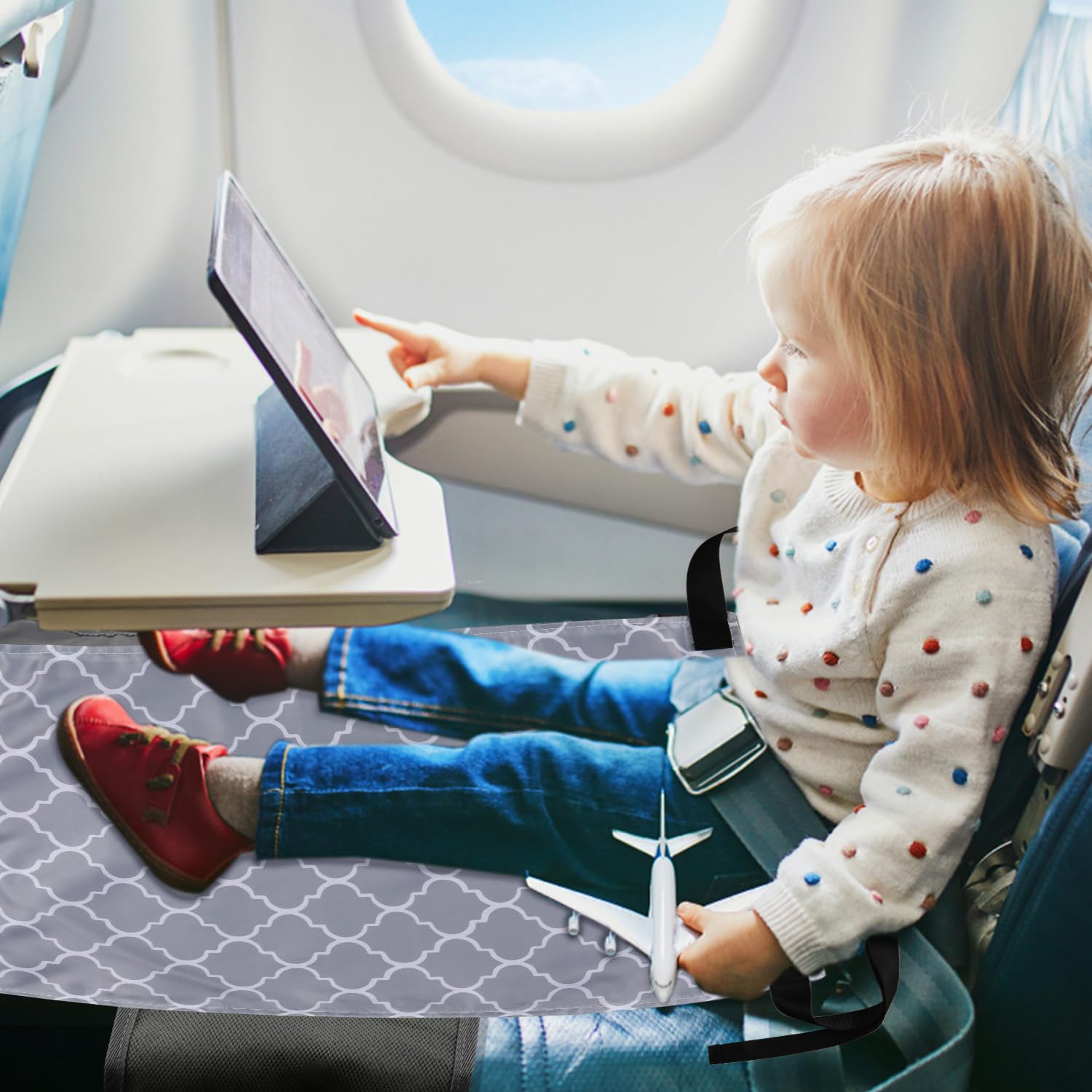 Lit Avion Bebe Repose Pieds D'avion Pour Enfants, Léger Pliable Lit Avion Bebe Repose Pieds D'avion Pour Enfants, Léger Pliable