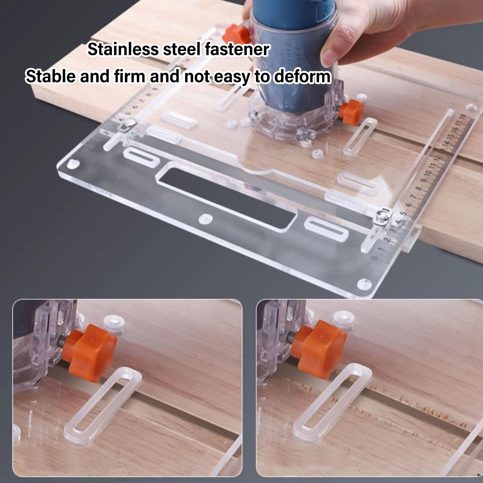 8 mm dikke acryl snijbodemplaat met millimeter schaal voor 4-6 inch 8 mm dikke acryl snijbodemplaat met millimeter schaal voor 4-6 inch