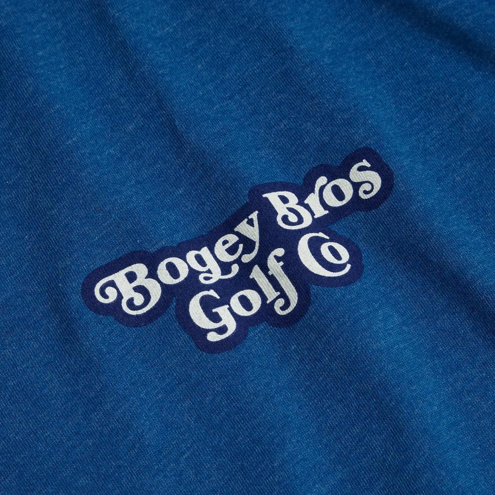 Bogey Bros T Shirt for Men – Athletic Fit Golf Tee, Stretch 60% Cotton 40% Polyester, Lightweight 4.3 oz, Tagless