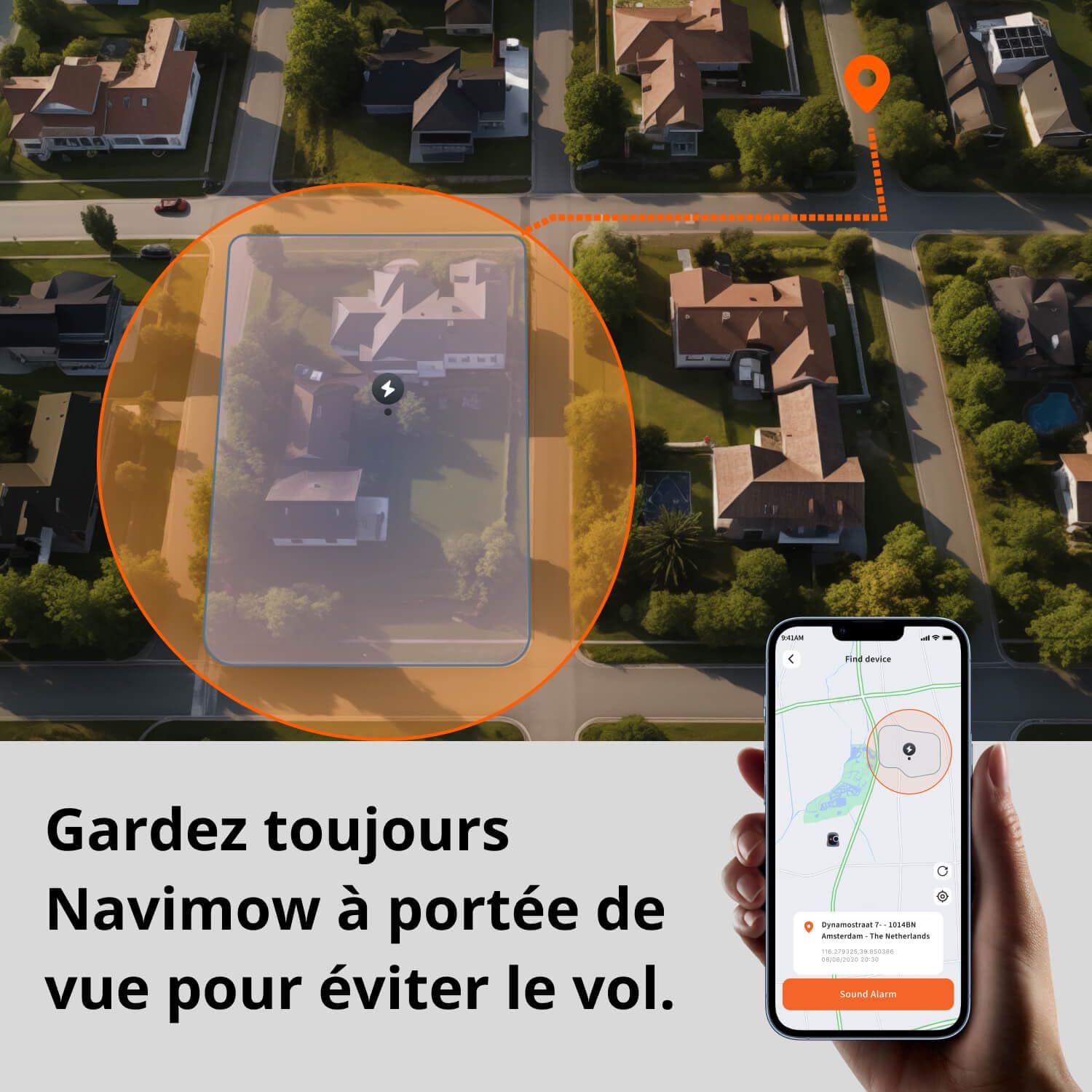 Navimow Access+ 4G Module, nécessaire pour la connectivité 4G et l'antivol, Accessoire pour Robot Tondeuse Navimow i105E, i108E