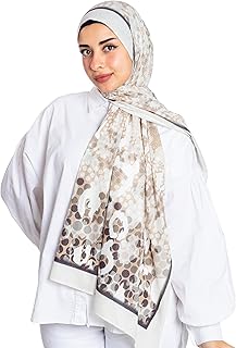 فرح سكارف ليكرا مزين بكريستال للنساء - متعدد الالوان - 190 × 70 سم