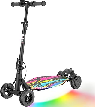 ARBELI 4-Wheel Electric Scooter for Kids 8+, Max 10 MPH & 8.5 Miles