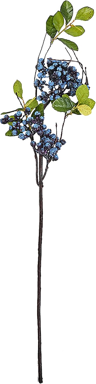 Worth Imports 28" Blueberry Leaf Spray, Beige