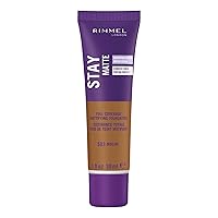 Vista 7 de Rimmel London Stay Matte Liquid Mousse - 085 Fair Beige - Base de maquillaje, ligera, control de brillo, sin aceite, 1 onza