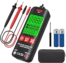 BSIDE Multimetro digitale A1 Display a 3 risultati Smart Auto Range Voltmetro Ohm Hz Continuità V-Alert Tester di tensione a filo in tensione con custodia protettiva