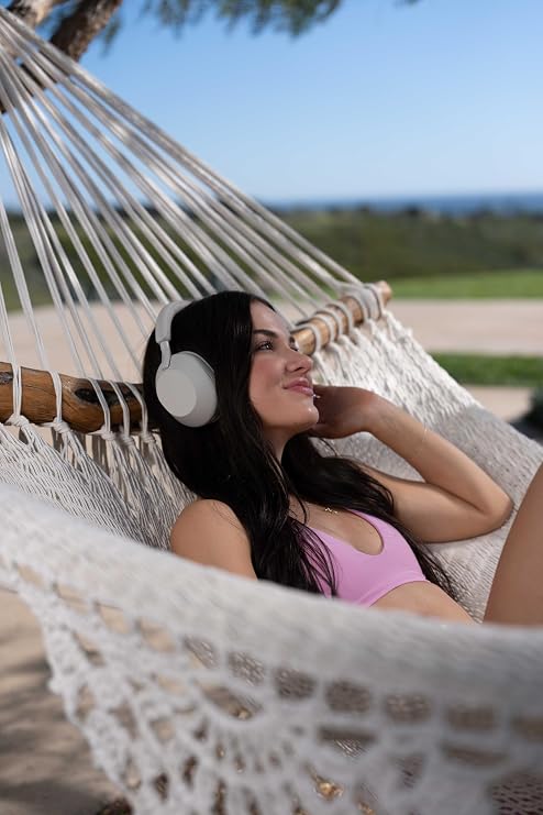 Sony WH-1000XM5 Premium Noise Canceling Headphones, Auto NC Optimizer, 30-Hour Battery, Alexa Voice Control, Silver