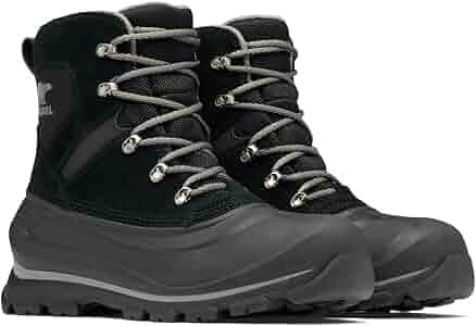 Amazon.com | SOREL Men's Buxton Lace Waterproof Boot - Black