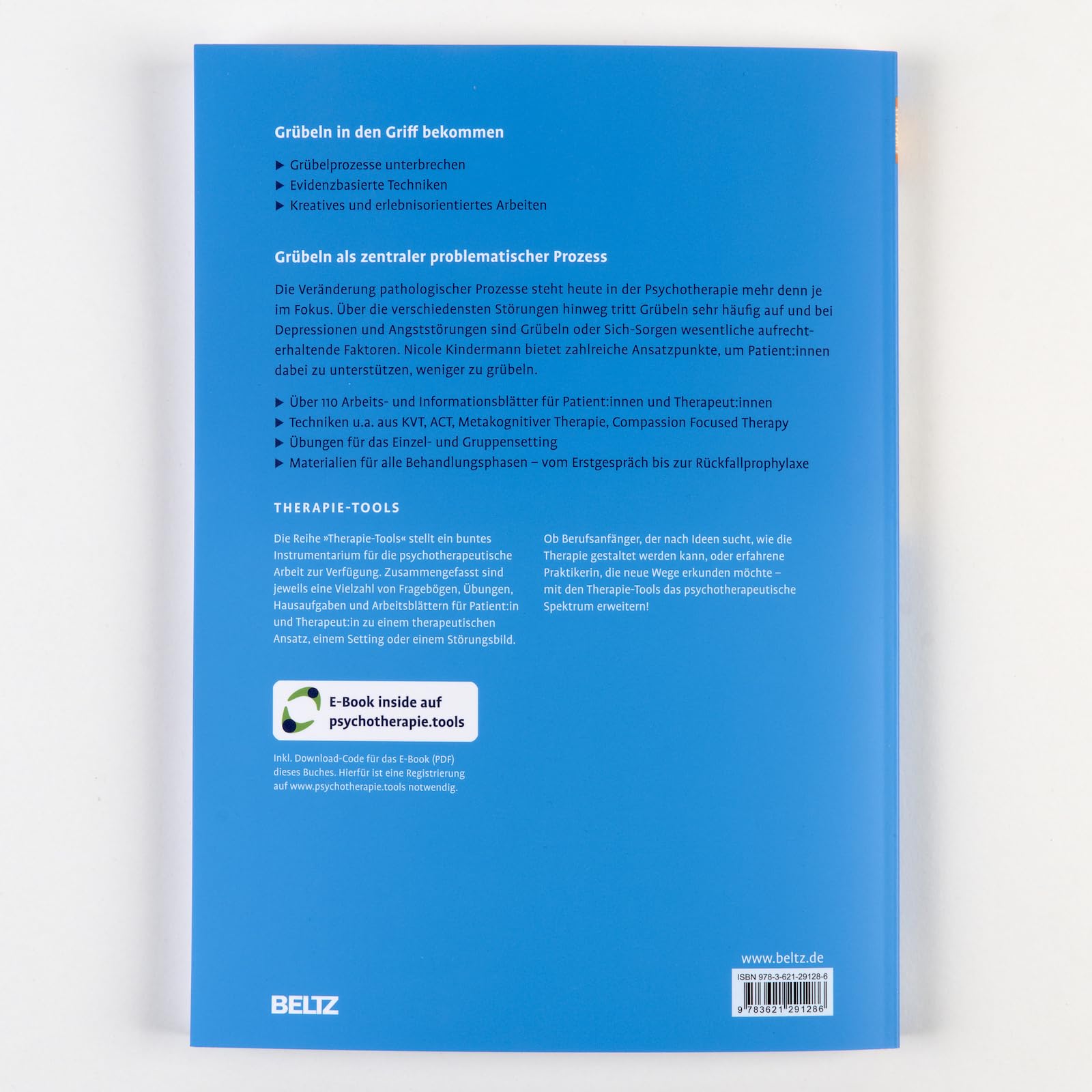 Therapie-Tools Grübeln: Mit E-Book inside und Arbeitsmaterial (Beltz Therapie-Tools)