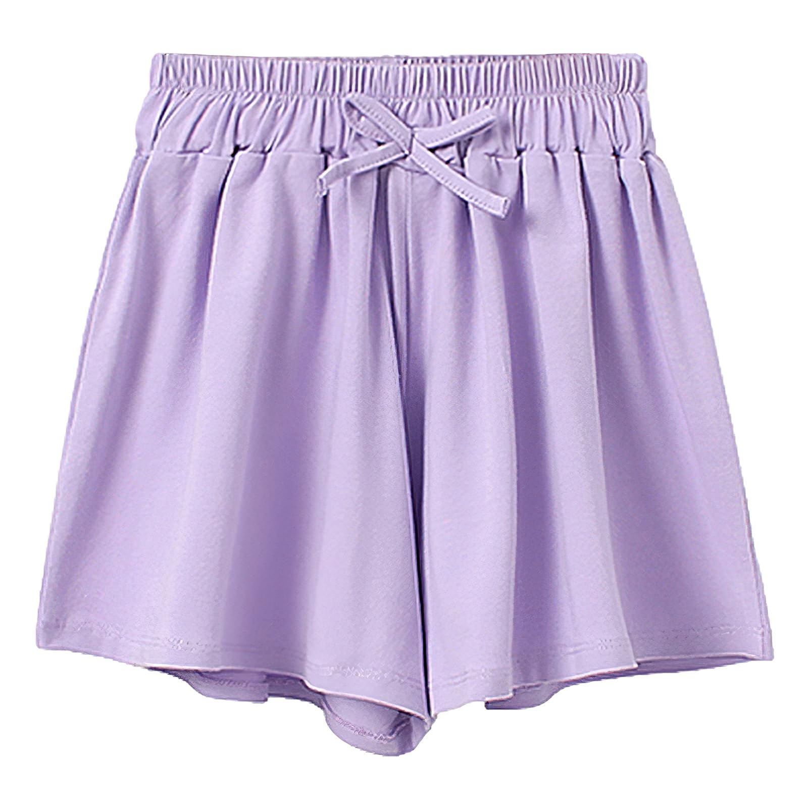 amropi Short Fille Lot de 3 Rayé en Coton Shorts et Bermudas Sport Court Pantalon pour 3-11 Ans