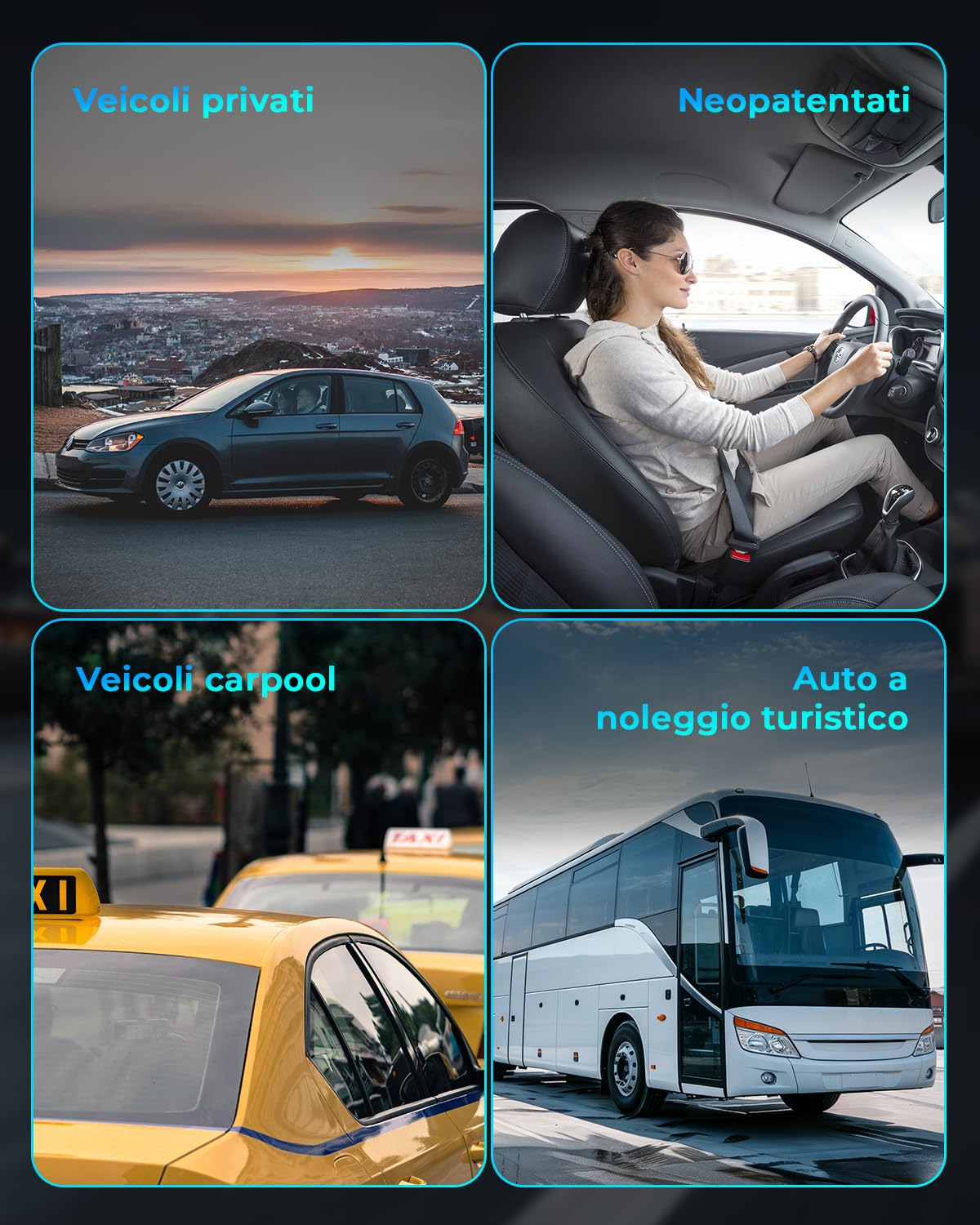 4G LTE Dash Cam Telecamera per Auto Anteriore e Posteriore 2K/1080P, con 24/7 Modalità Parcheggio, GPS, OBD, Sensore G, APP Alert, Visione Notturna, Audio Bidirezionale, Scheda SD 32GB Inclusa